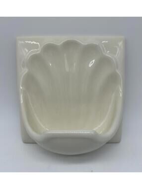 Vintage Ceramic Seashell Soap wall shell tile bathroom shower sink beach New